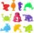 Suction Cup Kids Bath Toy, 10PCS Animal Bathtub Suckers for Toddlers