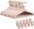 Baby Velvet Hangers, Felt Toddler Hangers, 11″, Pink, 50 Pack
