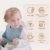 Moonkie Silicone Baby Bibs Set of 3, BPA Free Waterproof Baby Bibs for Eating, Adjustable Silicone Bibs for Babies 6-12 Months, Toddler Bibs with Pocket Food Catcher (Pink/Pastel Yellow/Soft Pink)