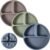 WeeSprout Suction Plates for Babies & Toddlers – 100% Silicone, Dinnerware Stays Put, Divided Design for Picky Eaters, Microwave & Dishwasher Friendly, 3 Pack