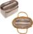 ZTUJO Purse Organizer Insert, Felt Tote Bag Organizer Insert for Tote Bag,Compatible with Longchamp, Le pliage Neverfull, Speedy and More (Beige, Extra Large)