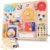 Large Busy Board 20″x16″,Montessori Wooden Sensory Toy for Toddlers