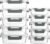 M MCIRCO 10 Pack Glass Food Storage Containers with Lids, Gray