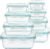 Vtopmart 8 Pack Glass Food Storage Containers with Airtight Lids