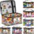 6-Pack Extra Large Clear Toy Storage Bags with Zippers, TPU