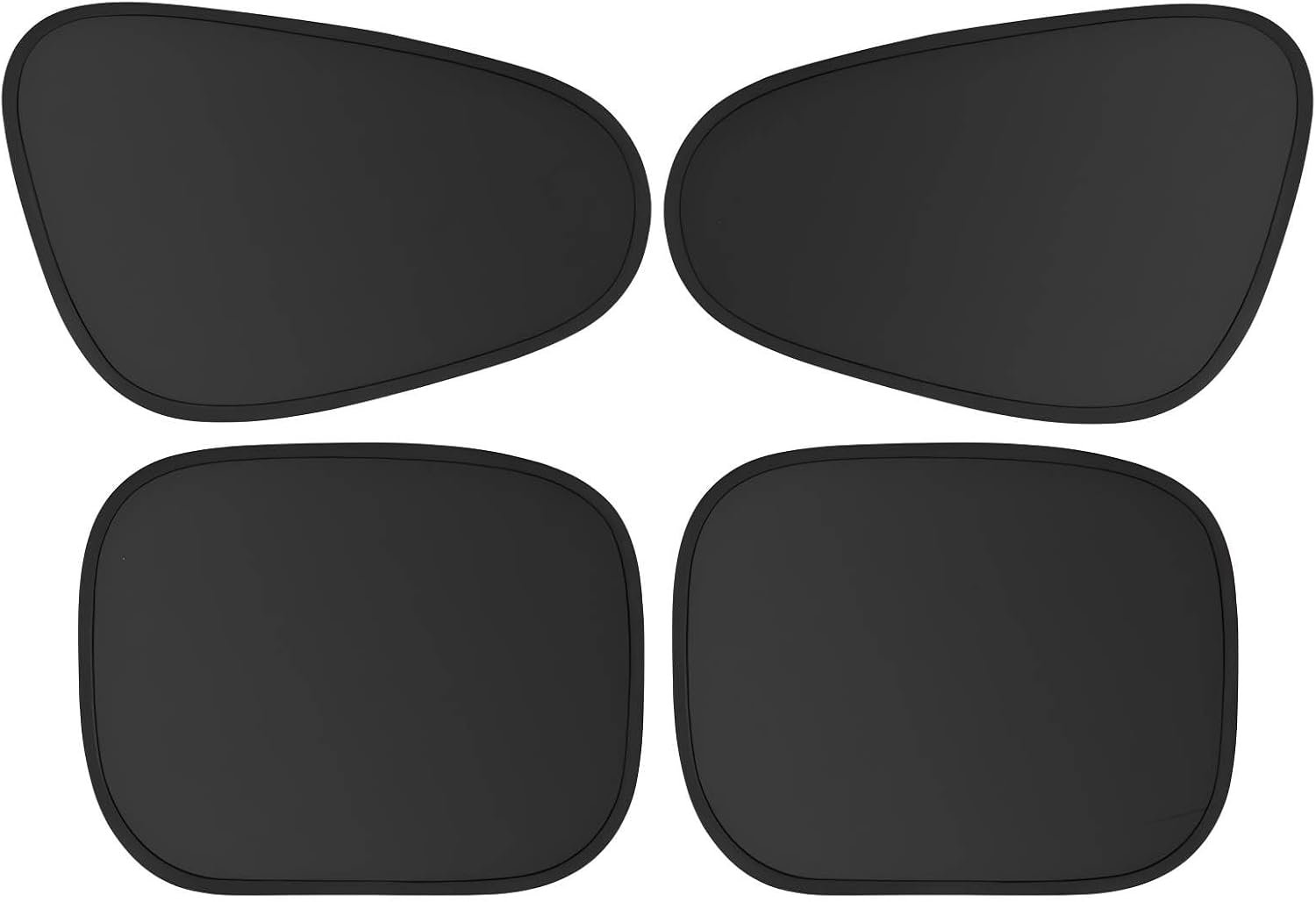 Car Window Shades, Electrostatic Adsorption Car Window Covers, Complete Blackout, UV Blocking, Suitable for Daily Travel, Family, Camping