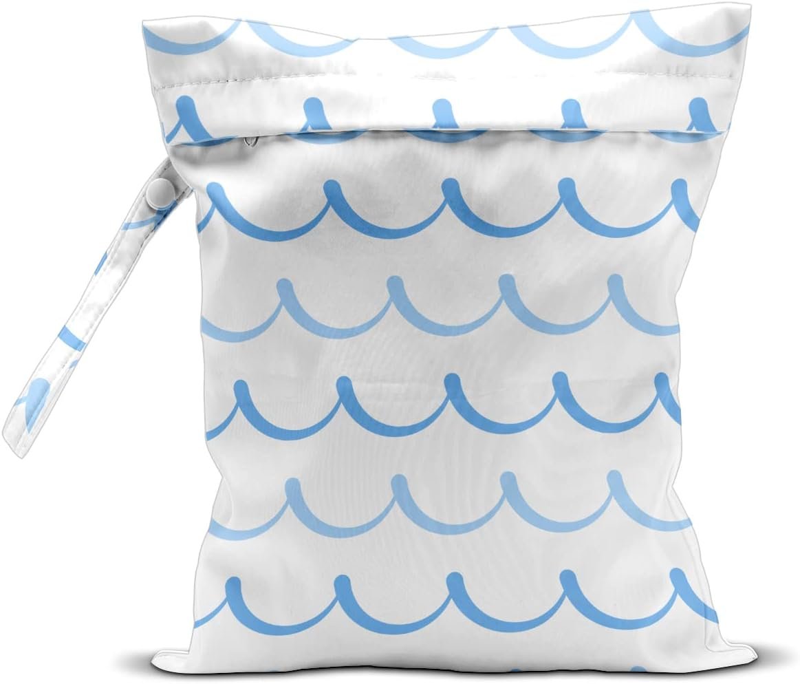 Wet Bag Wet Dry Bag for Swimsuit Travel Beach Pool Stroller Diapers Dirty Yoga Gym Clothes Waterproof Reusable