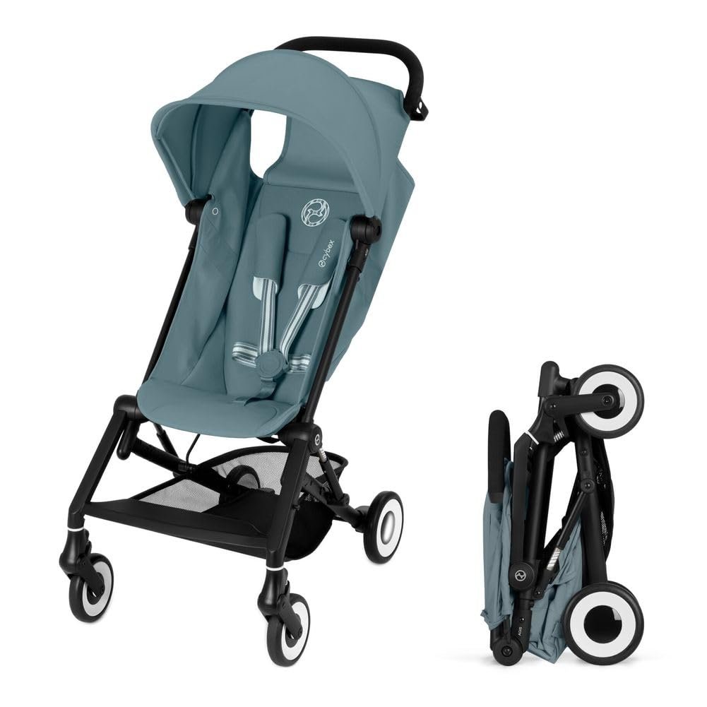 Cybex AGIS Ultra Compact and Lightweight Travel Stroller – Stormy Blue