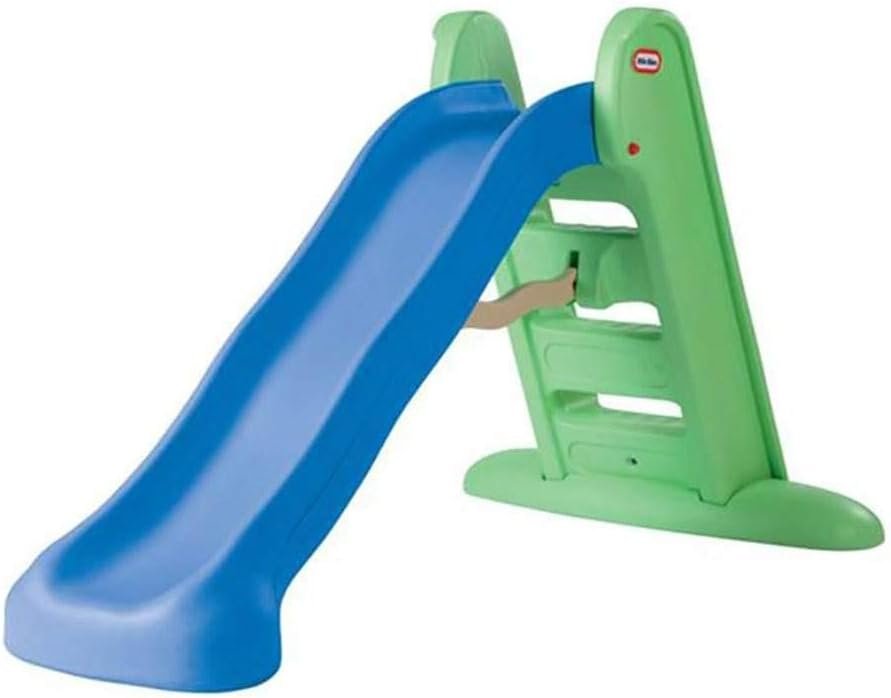 Little Tikes Easy Store Large Slide , Blue/Green