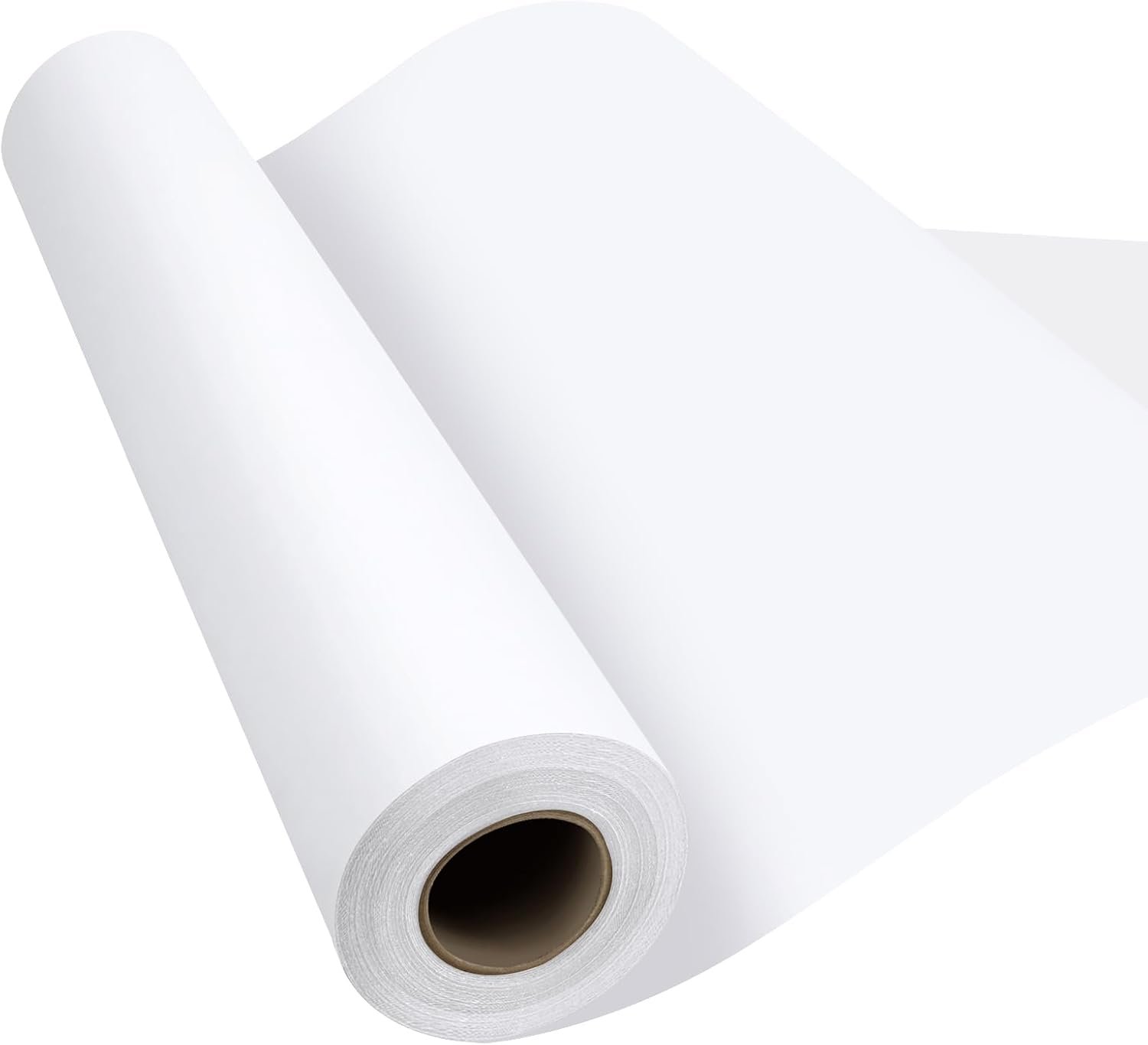 Phinus Craft Paper Roll 15”×354”, Industrial-Grade Kraft Paper Roll, White Easel Paper Roll for Kids for Moving, Gift Wrapping, Wall Art, Tab
