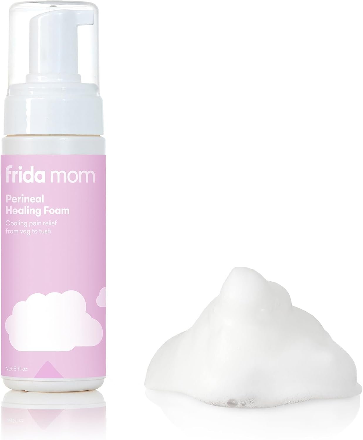 Frida Mom Witch Hazel Perineal Healing Foam for Postpartum Care, 5 Fl Oz
