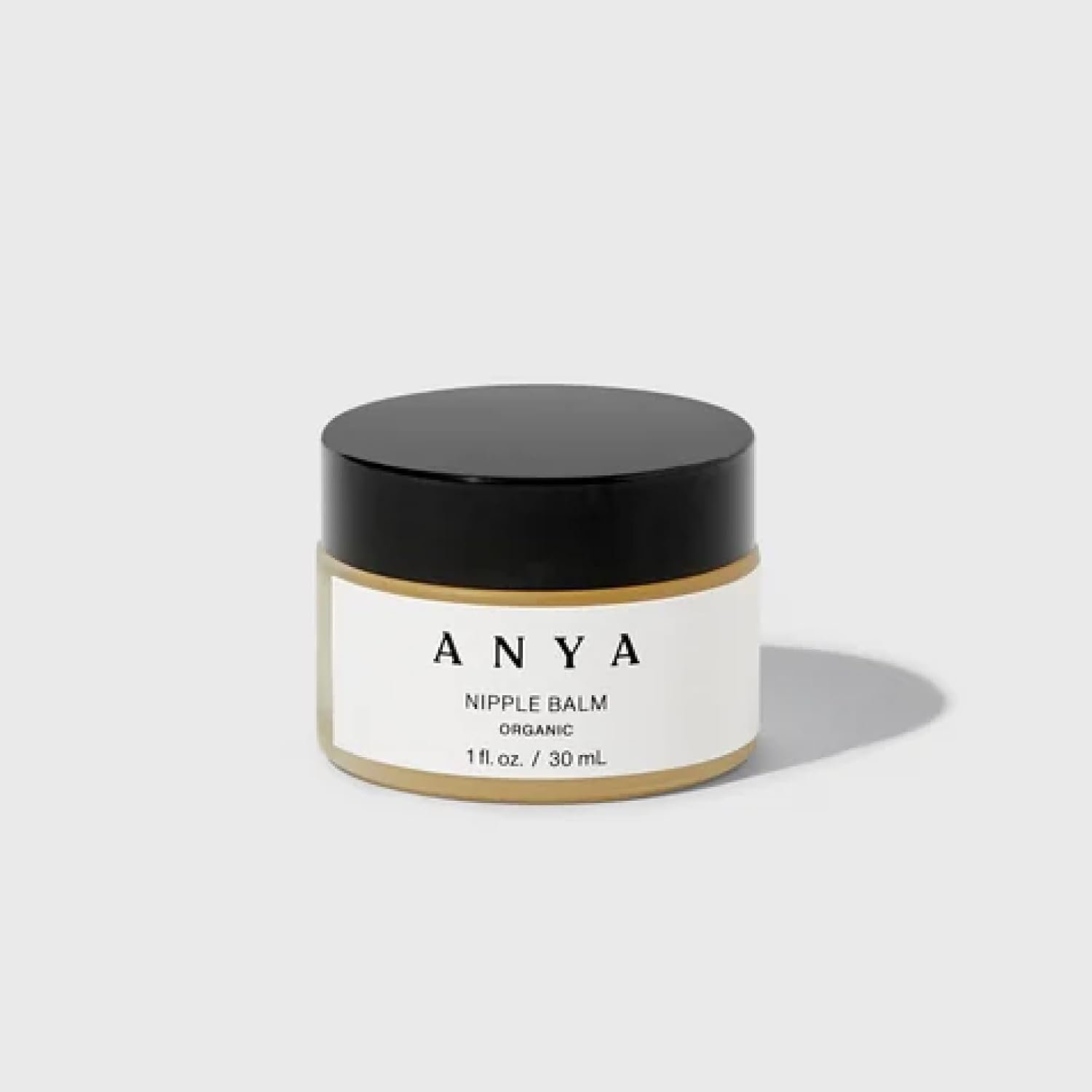 ANYA Organic Nipple Balm for Breastfeeding – 100% Vegan, Organic, Lanolin-Free. Nipple Cream to soothe itchy, chapped nipples and keeps skin hydrated. Postpartum essentials Gifts Baby Shower Gifts