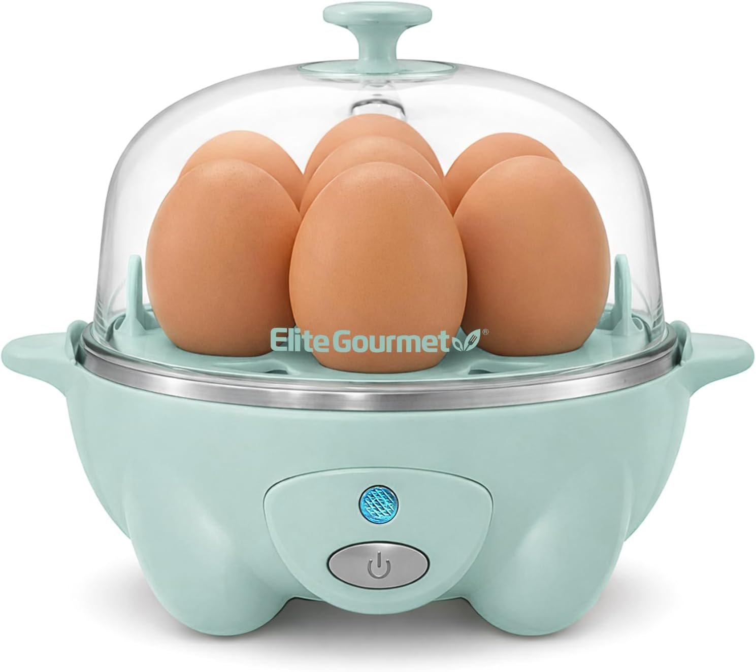 Elite Gourmet Easy Electric 7-Egg Cooker, Poacher/Omelet Maker, BPA-Free