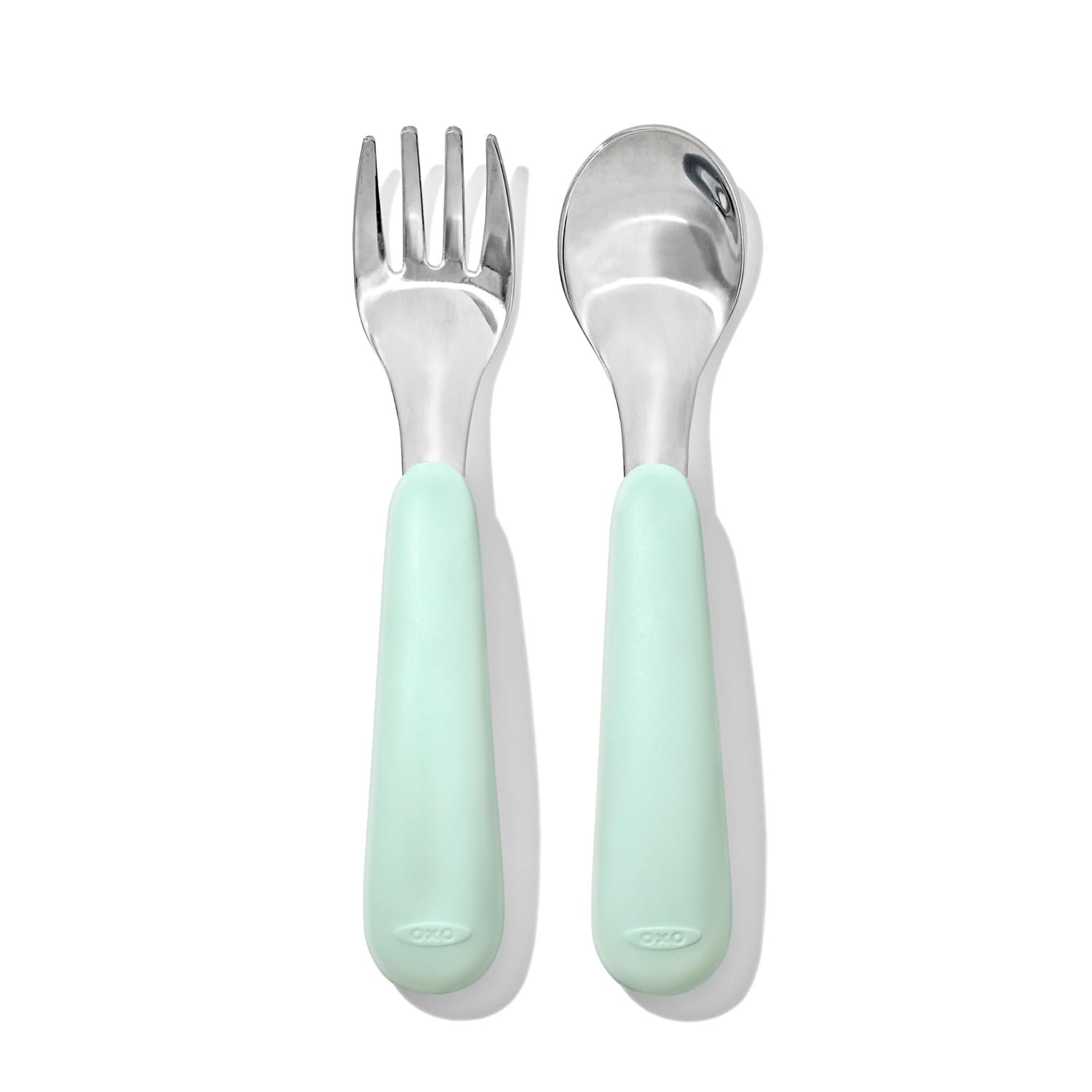 OXO Tot Fork and Spoon Set, Opal