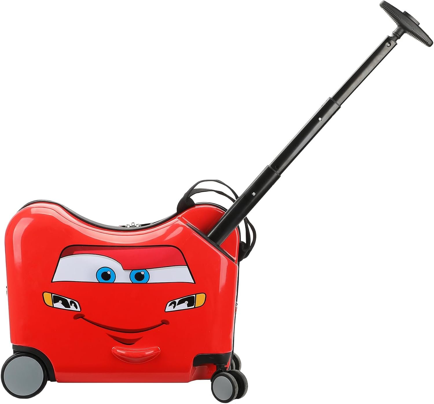Disney’s Cars Lightning McQueen Ride-On 18″ Suitcase For Kids & Toddlers