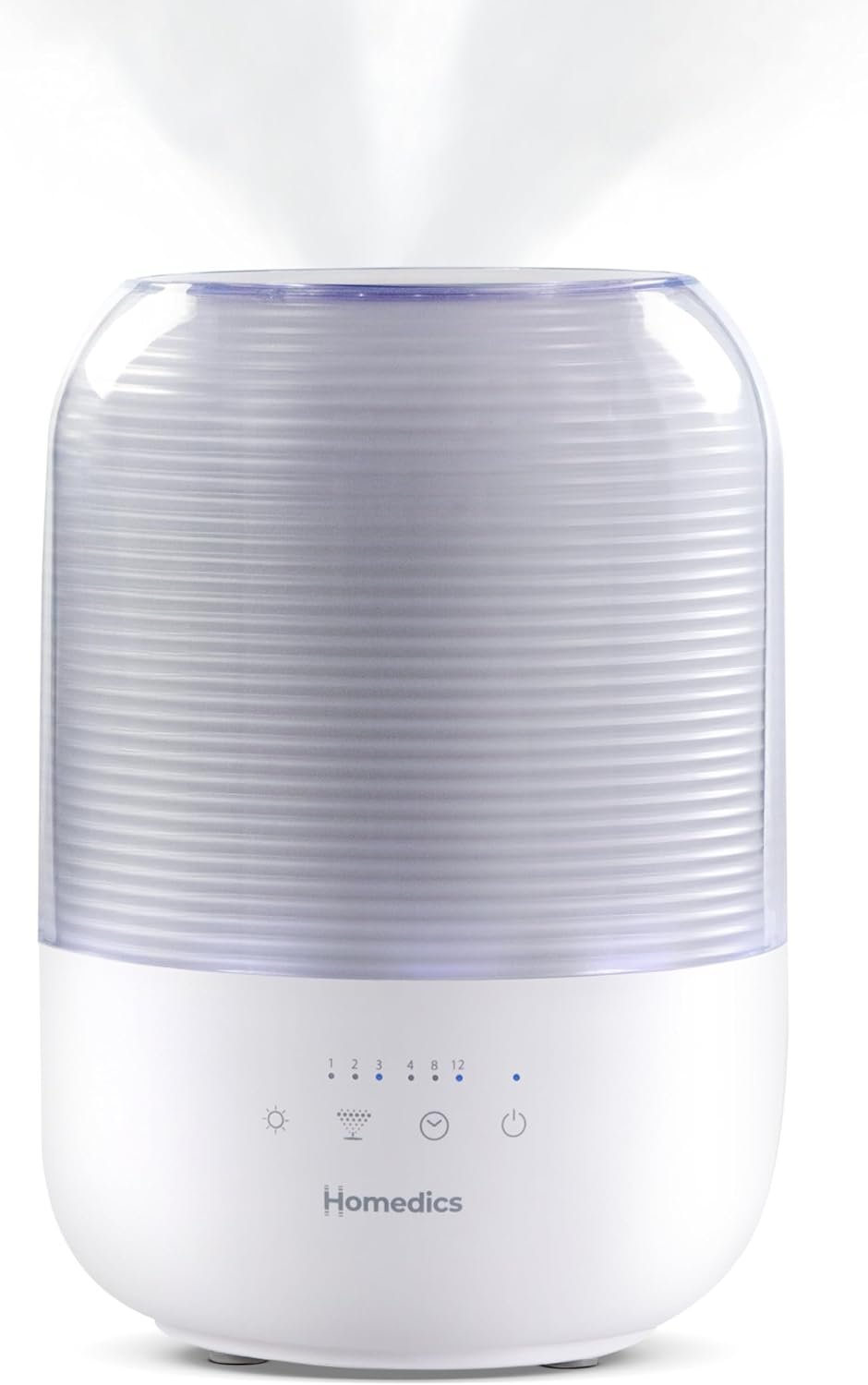 Homedics Ultrasonic Cool Mist Humidifier, Top-Fill 3L Water Tank