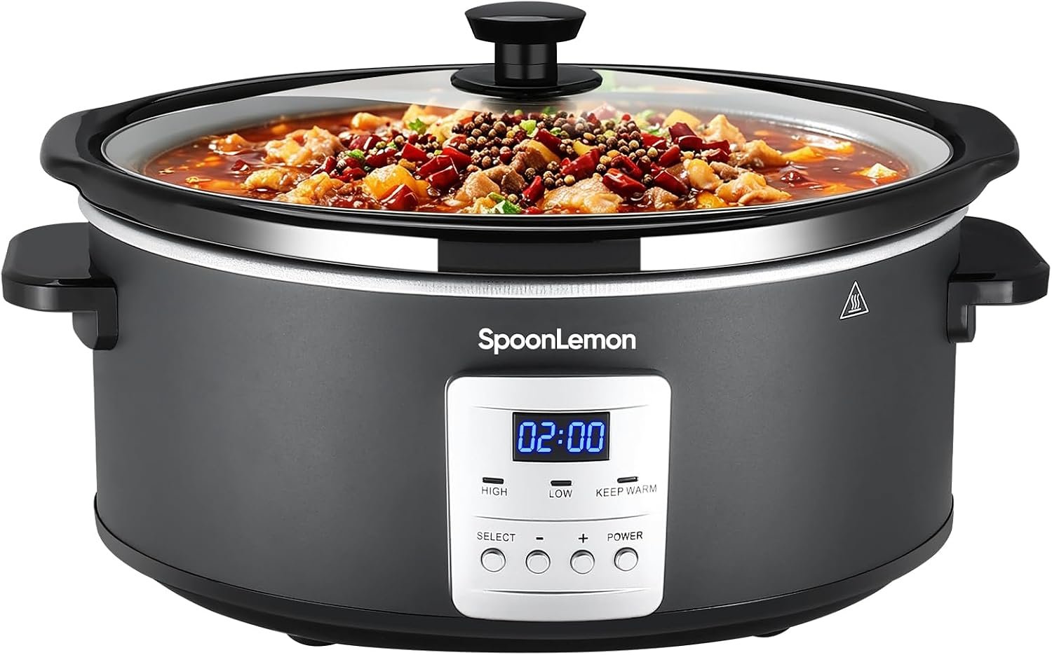7 Quart Programmable Slow Cooker, Large Size Serves 8+ People