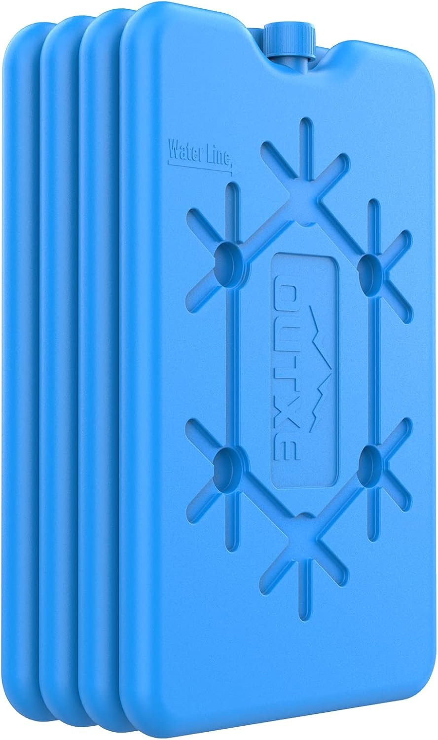 OUTXE Ice Packs for Lunch Box – Reusable Ultra-Thin Freezer Packs – Long-Lasting Cool Packs for Coolers, Keep Food Fresh and Cold in Lunch Boxes and breastmilk Bags