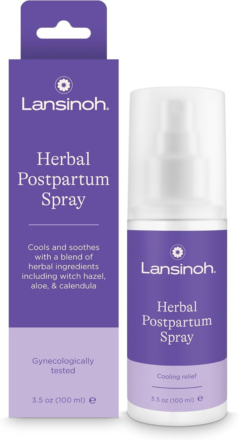 Lansinoh Herbal Perineal Spray, 3.5 Ounces