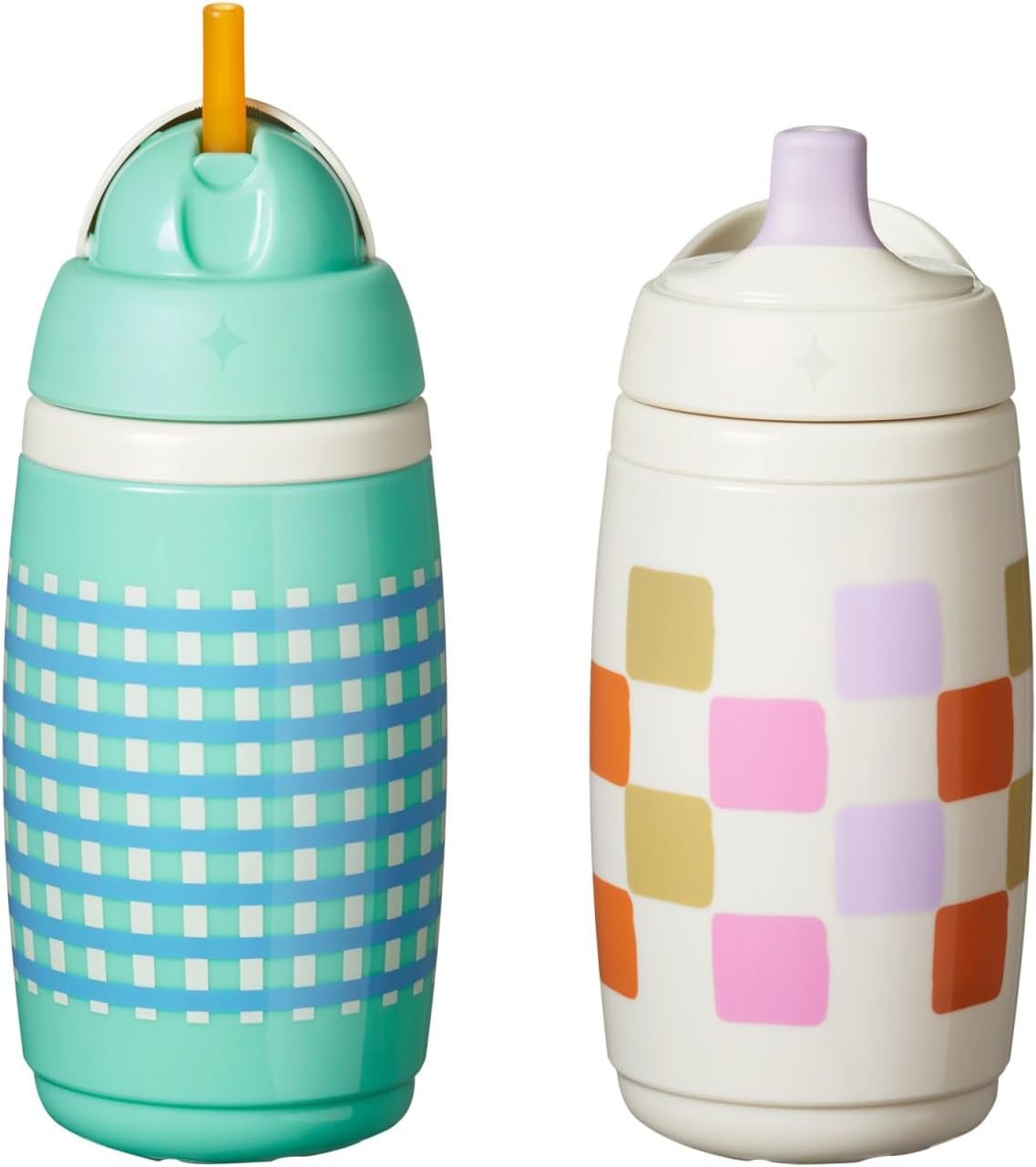 Tommee Tippee Active Straw Toddler Cups, 1-3 Years, Insulated, 9oz
