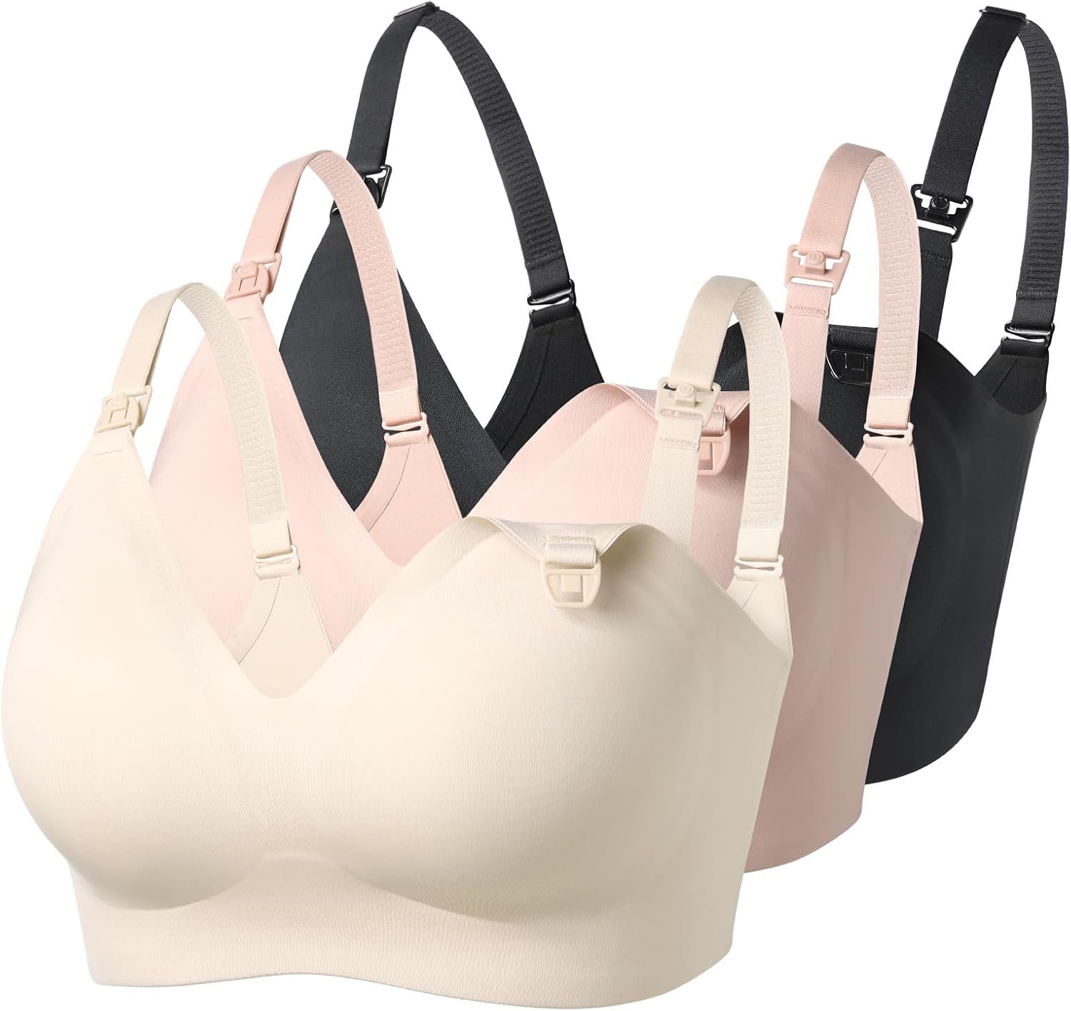 Momcozy Nursing Bras for Breastfeeding YN21 Seamless Comfort Maternity Bra