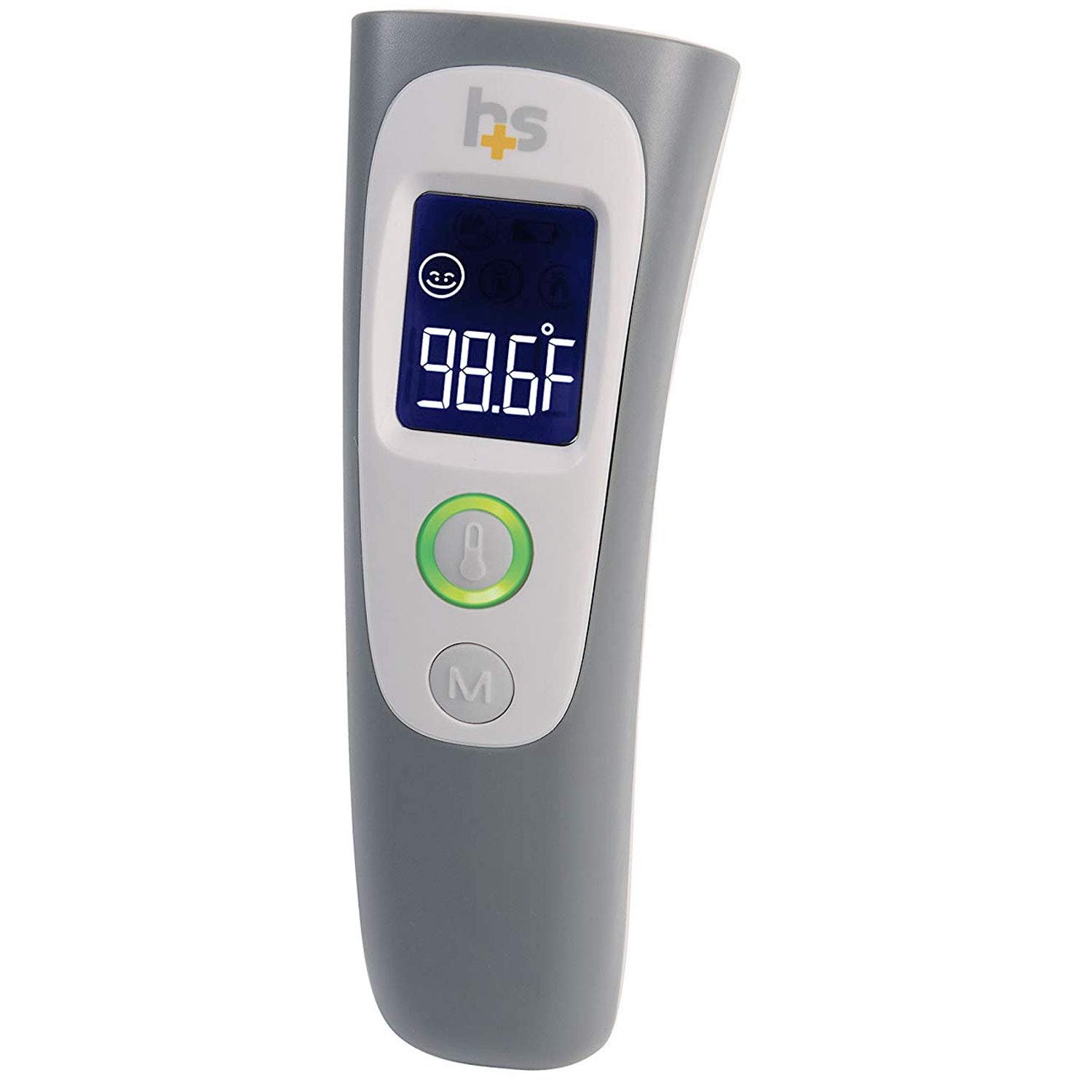 HealthSmart Digital Forehead Thermometer with No Contact Infrared Technology – Ideal for Babies, Children or Adults, Modes to Also Test Temperature of Objects or Air (Pack of 1)