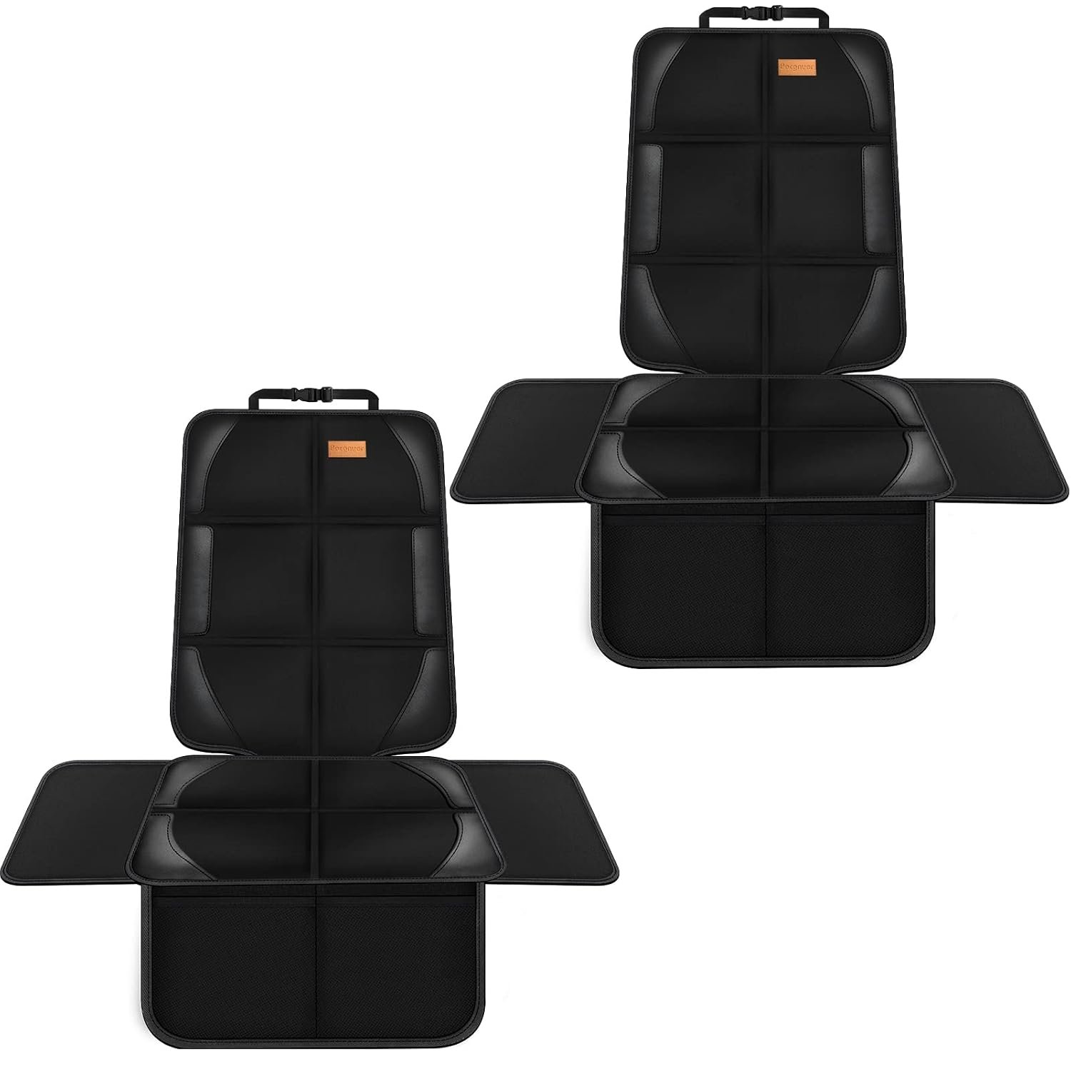 Bacgnyer Car Seat Protector 2 Pack, Anti Slip Backing, Child Seat Protector