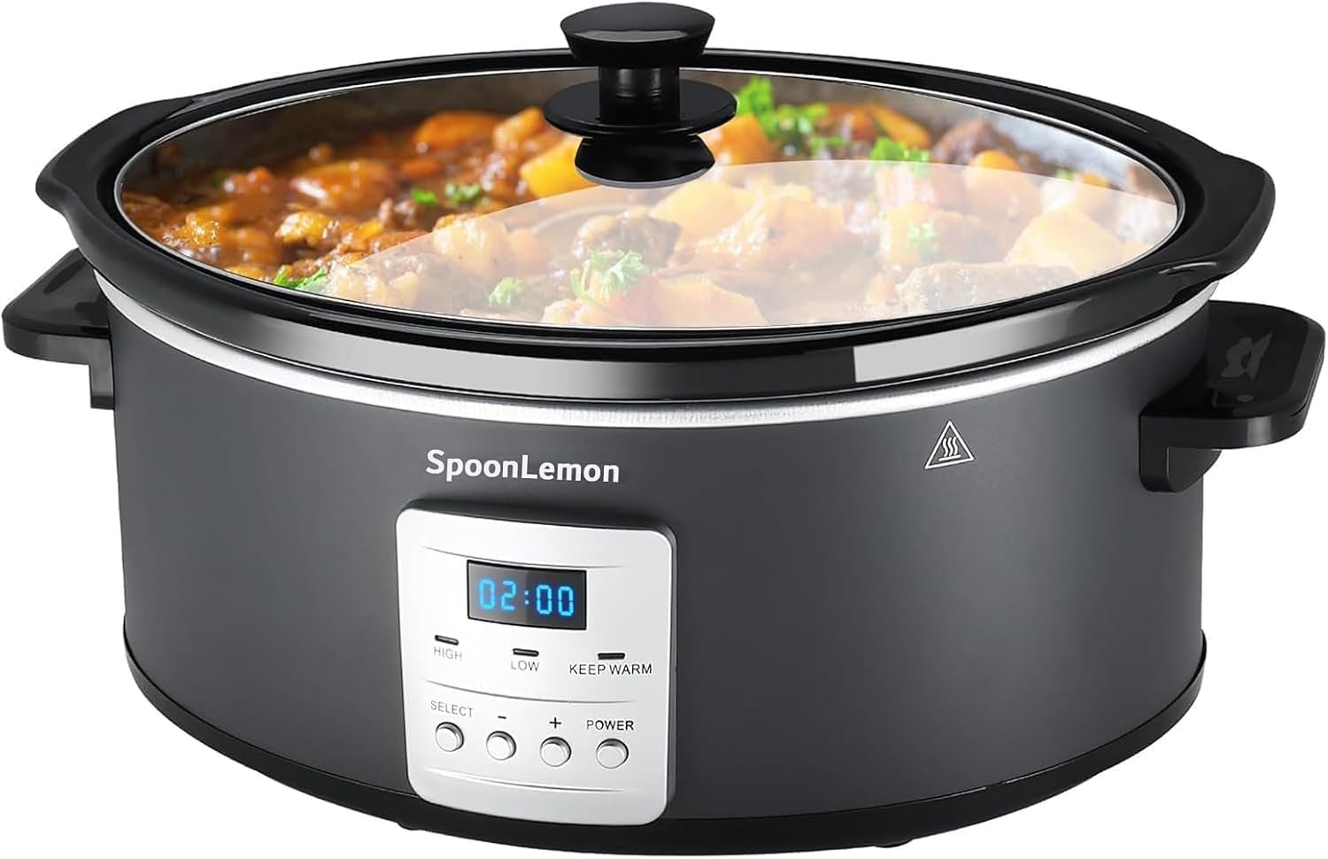 7QT 280W Electric Slow Cooker, Family Size Serves 8+ People