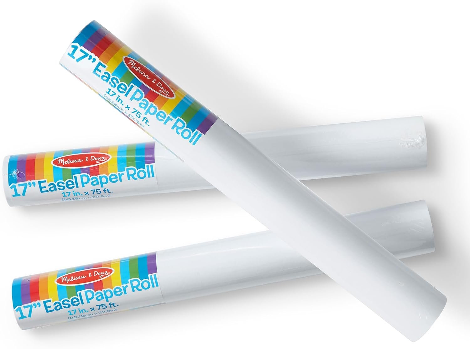 Melissa & Doug Deluxe Easel Paper Roll Replacement 3-Pack Toy