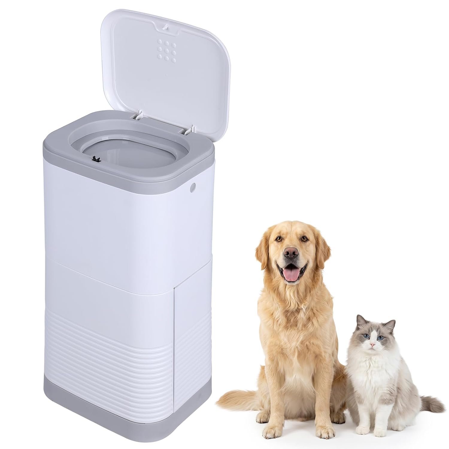 Baby Diaper Pail, Odor-Locking Diaper Storage Bin with Child-Safe Lock