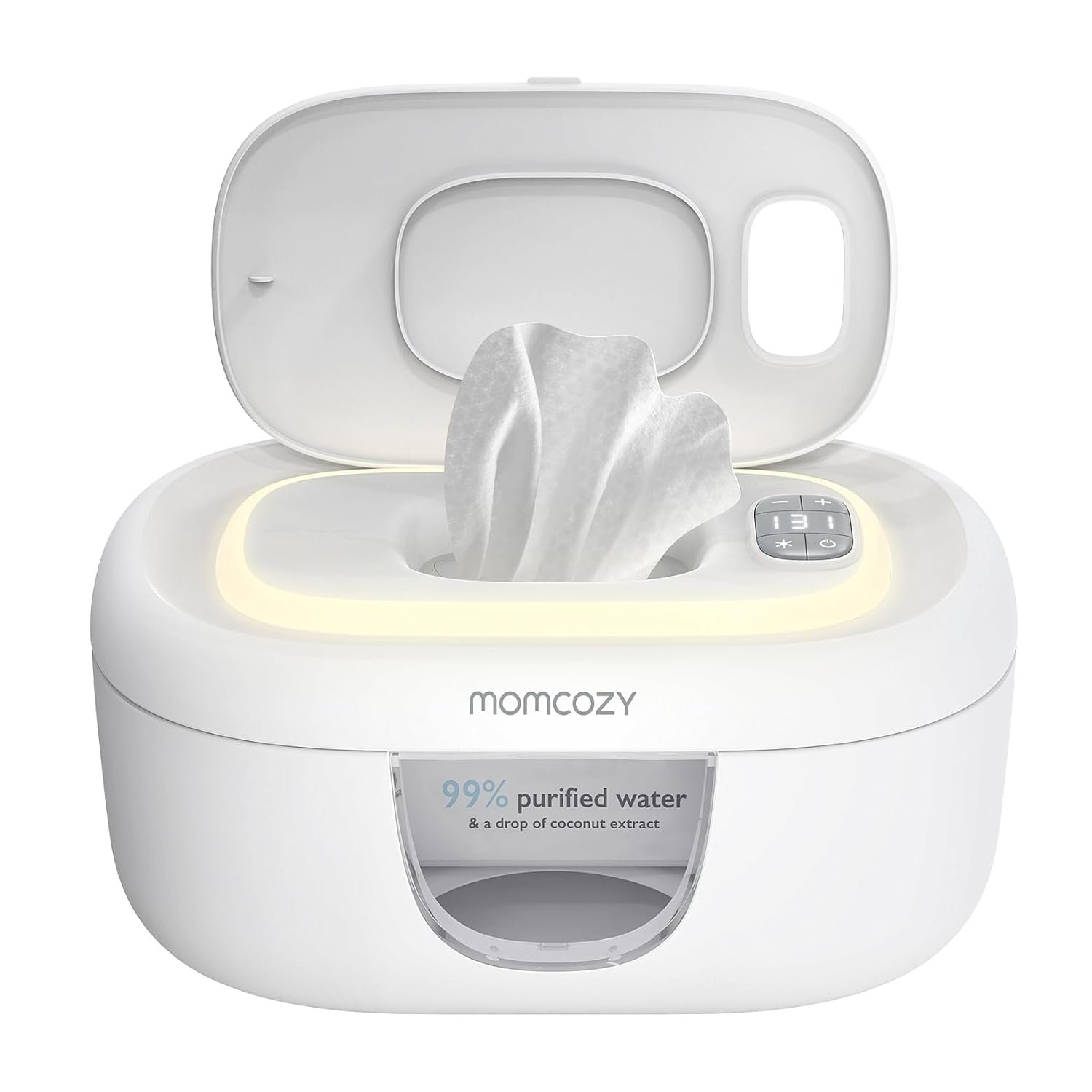 Momcozy Baby Wipe Warmer, Innovative Spring Design,Large Capacity Dispenser