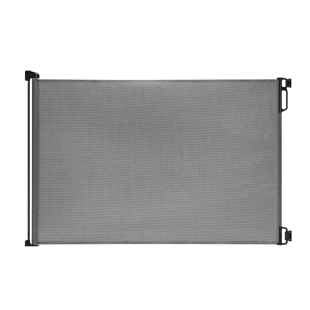 EasyBaby Extra Wide Retractable Baby Gate, 33″ Tall, Extends up to 71″ Wide, Grey/Child Safety Baby Gates, Pet Retractable Gates for Stairs, Doorways, Hallways, Indoor and Outdoor