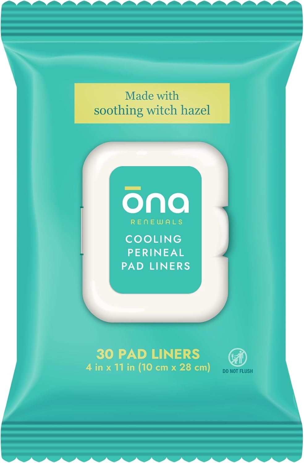 Ona Renewals – Perineal Pad Panty Liners for Women – 30 Count