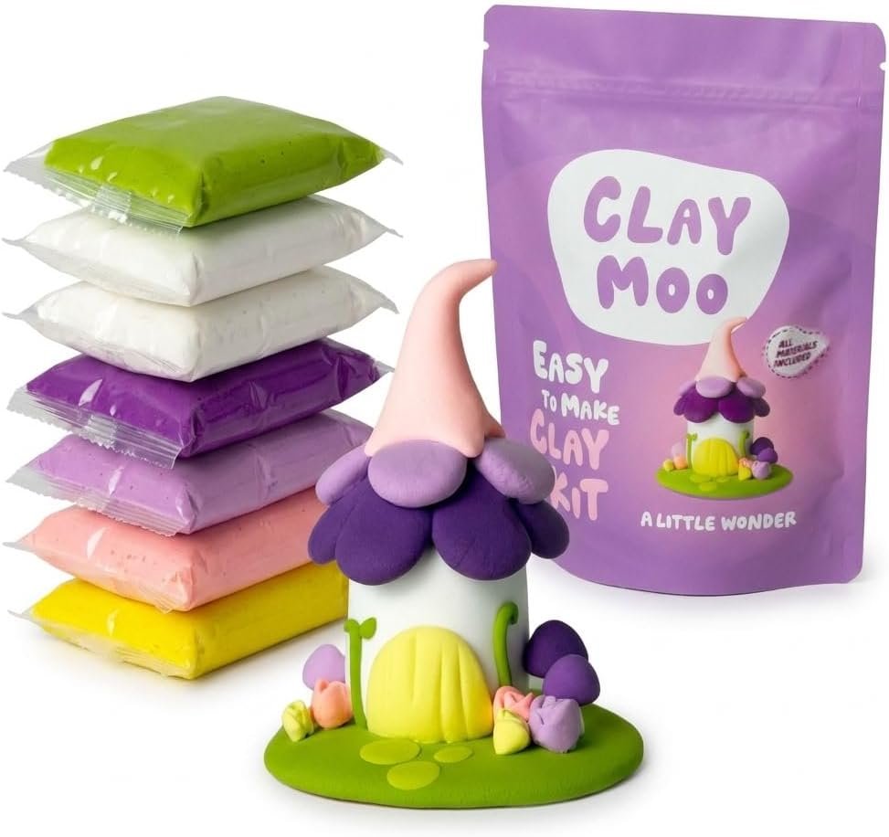 House Clay Kit – Air Dry Foam Clay Craft for Adults & Teens