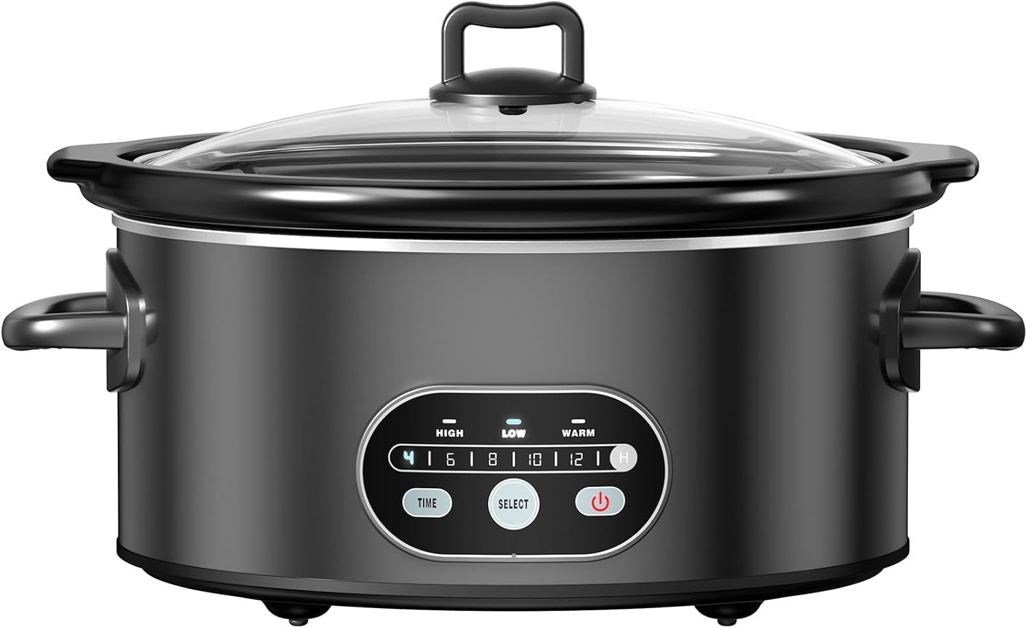 OLIXIS Slow Cooker 6 Quart, Programmable Slow Cooker with 3 Temperature