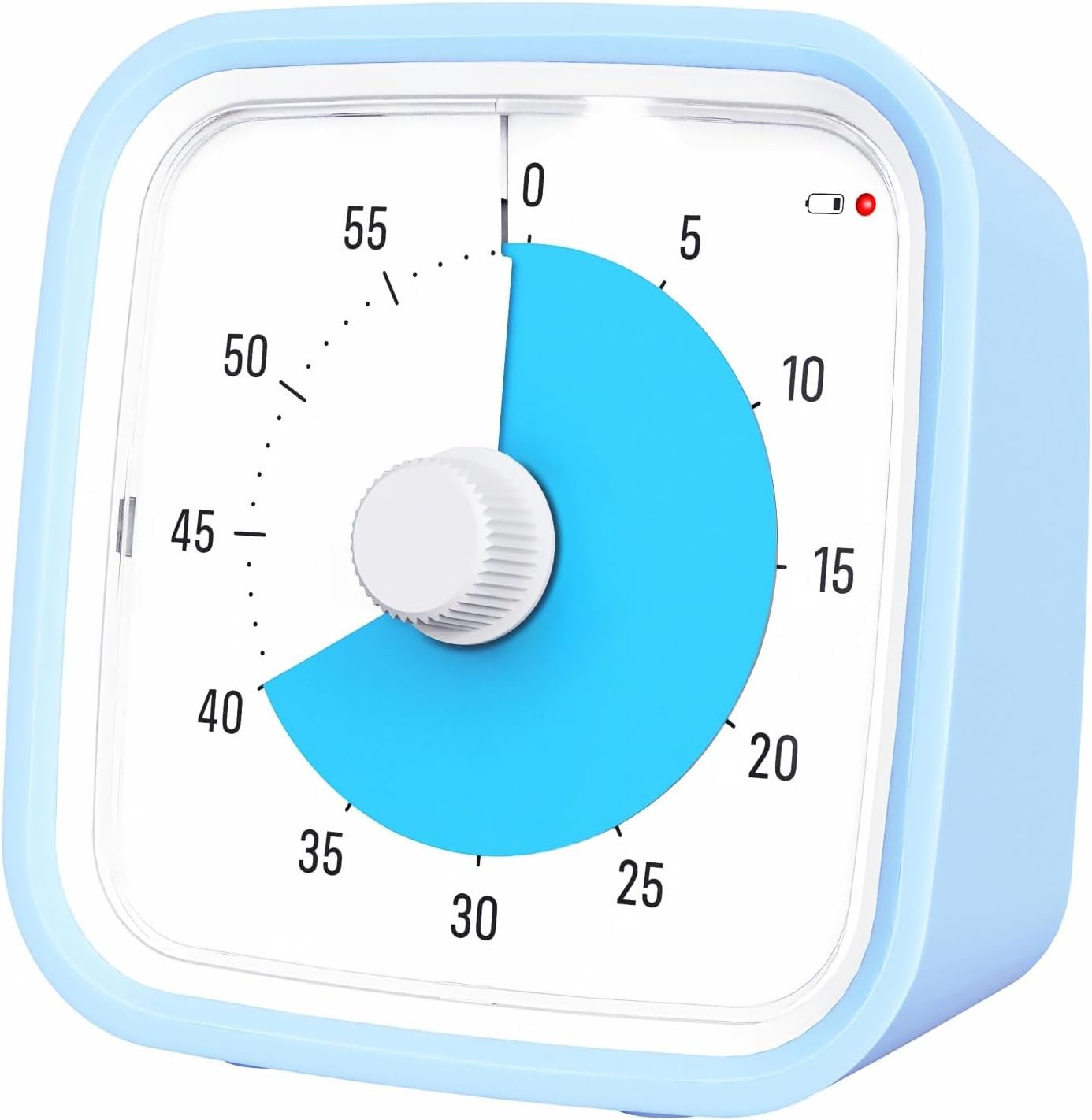 Visual Timer for Kids and Adult, 60-min Countdown Timer, LightBlue