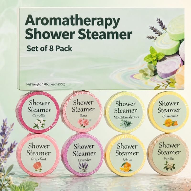 Shower Steamers Aromatherapy Birthday Gifts for Women, Stress Relief and Relaxation