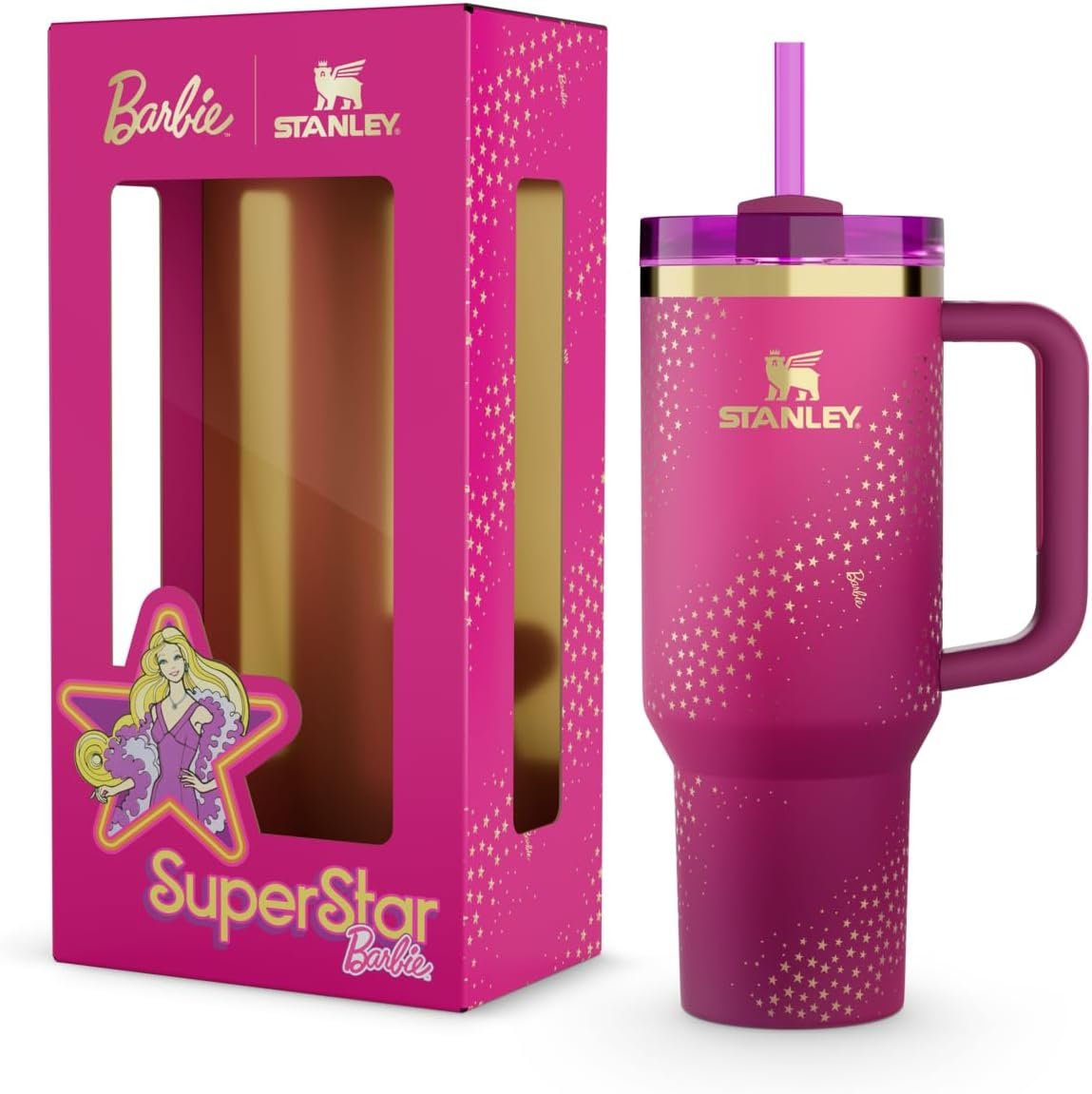 STANLEY Quencher H2.0 Flow State Tumbler, 40 oz, 70’s Superstar