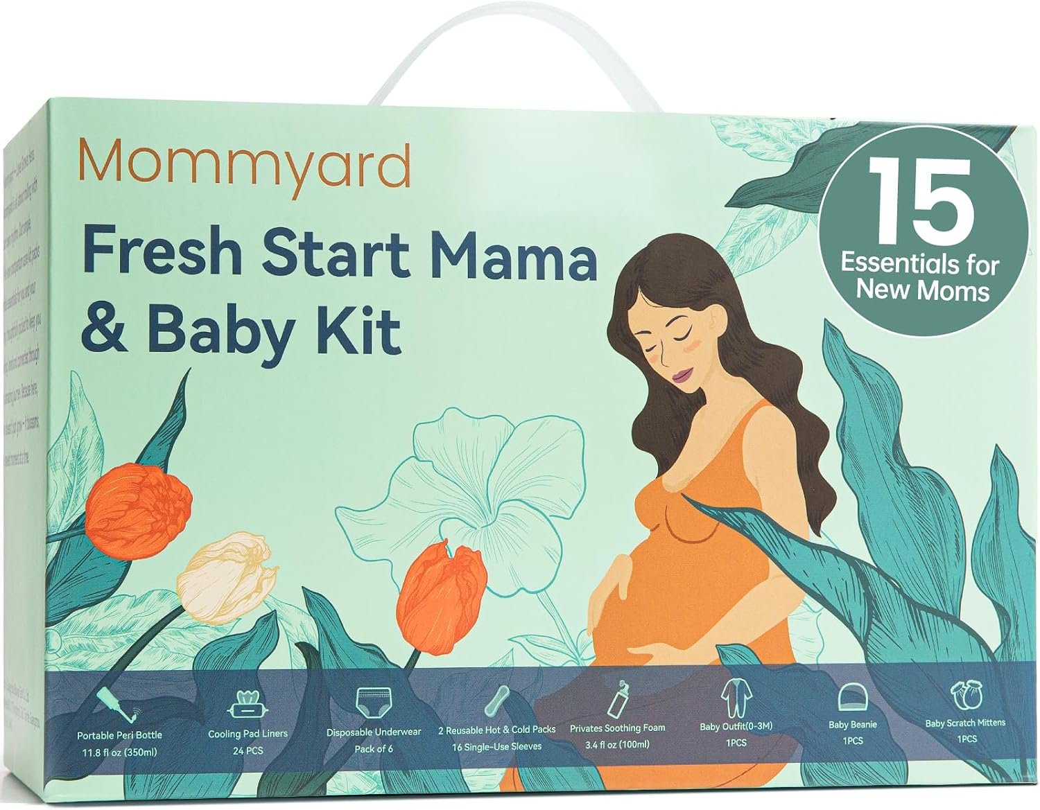 Upgraded Postpartum Essentials Recovery Care Kit for Mom & Baby