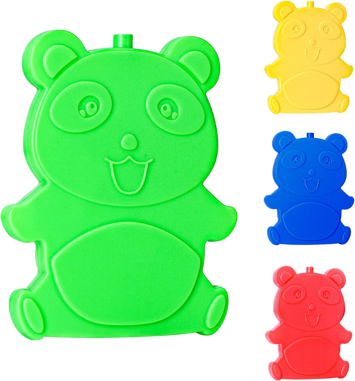 Cerbonny Panda Ice Packs for Lunch Boxes, 4 Pack, Assorted Color