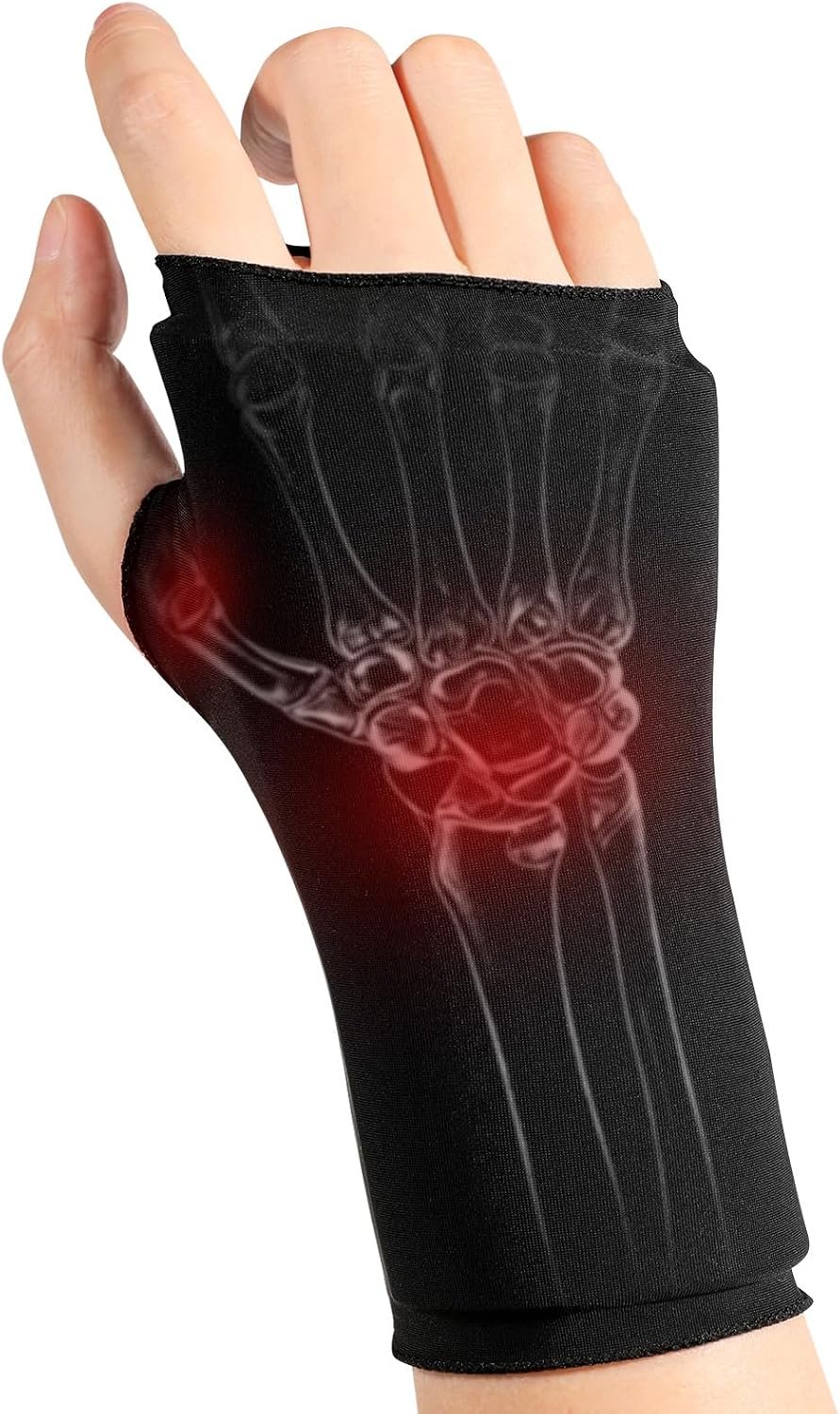 Wrist Ice Pack Wrap for Hot & Cold Therapy – Refreezable Gel Compression Brace, Ergonomic Fit, for Carpal Tunnel Relief, Comfort Arthritis, Carpal Tunnel, Arthritis, Swelling, Tendonitis, S/M Size