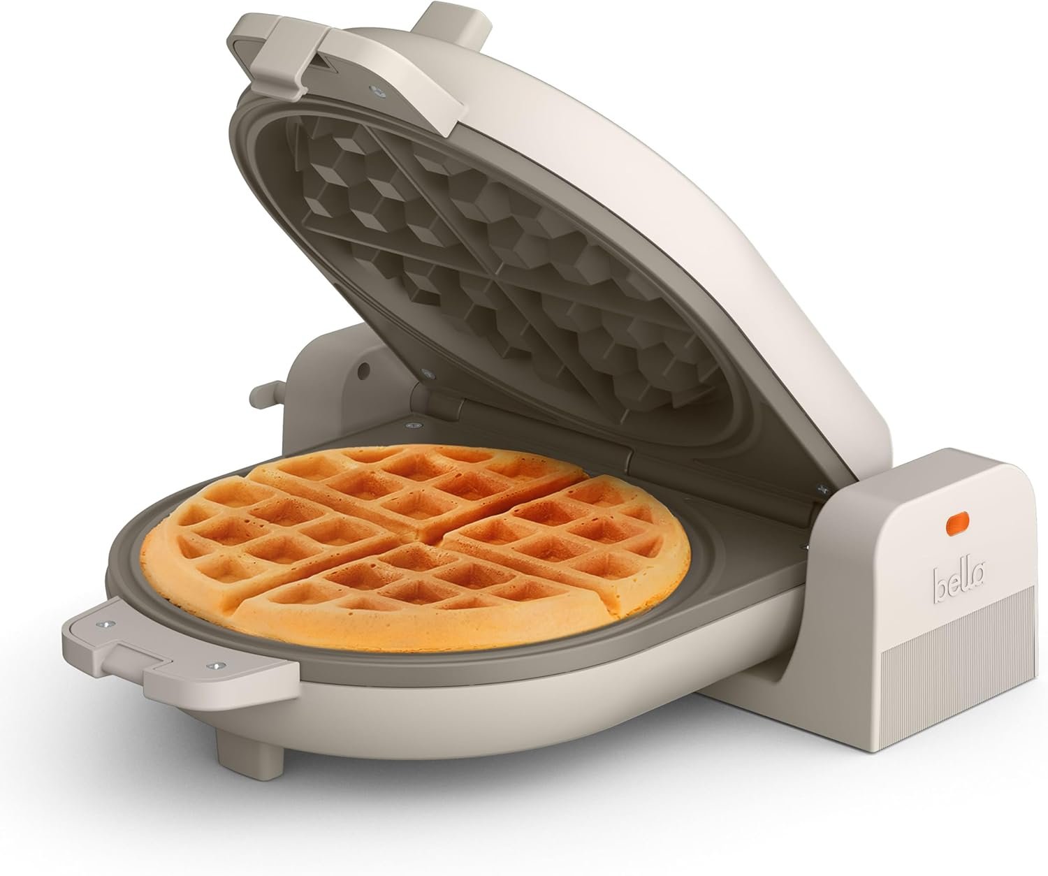 bella Fits-Anywhere™ Flip-n-Store Non-Toxic, Belgian Waffle Maker, Oatmilk