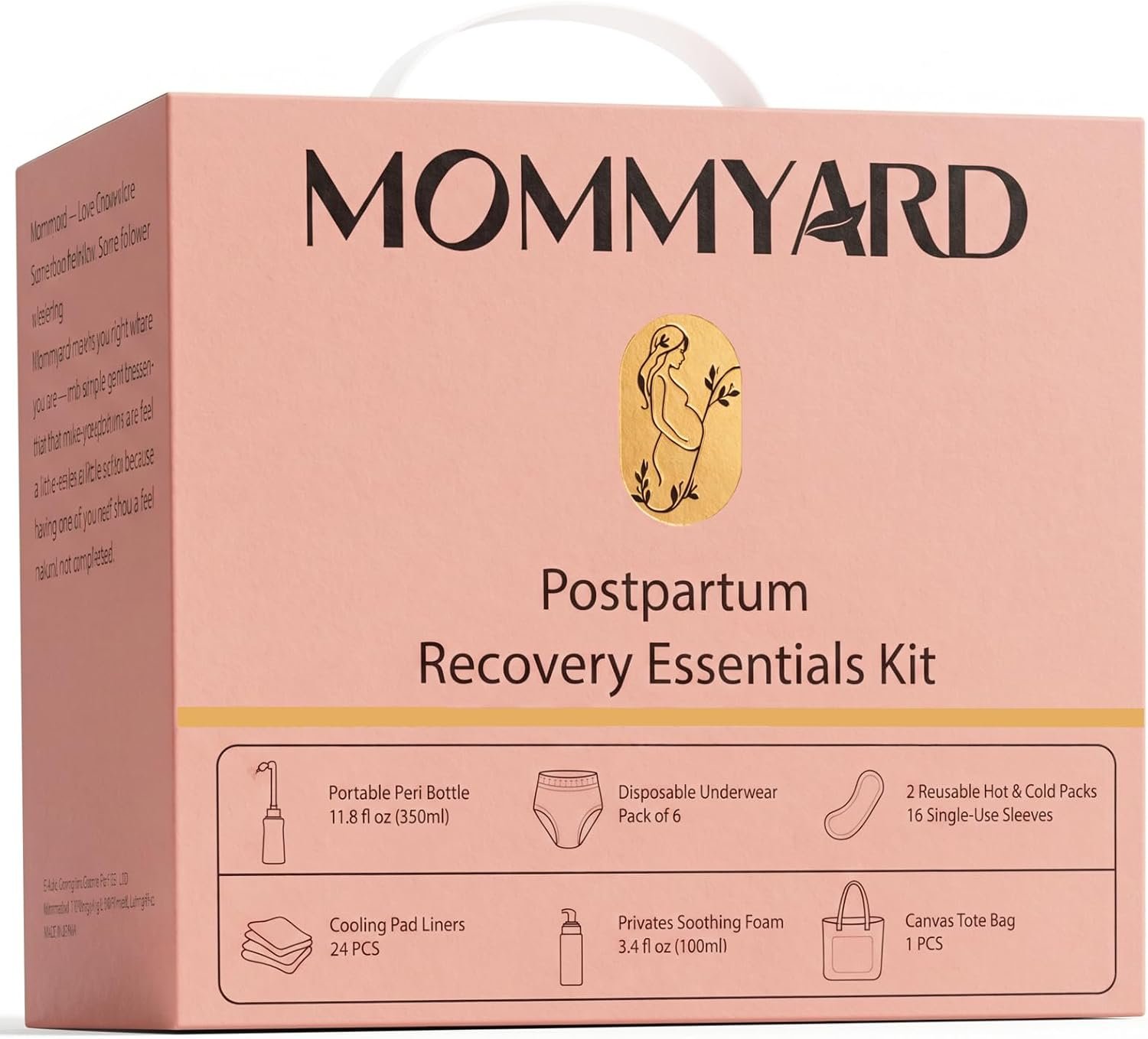 Postpartum Essentials Recovery Kit, Labor & Delivery Gift for Mom
