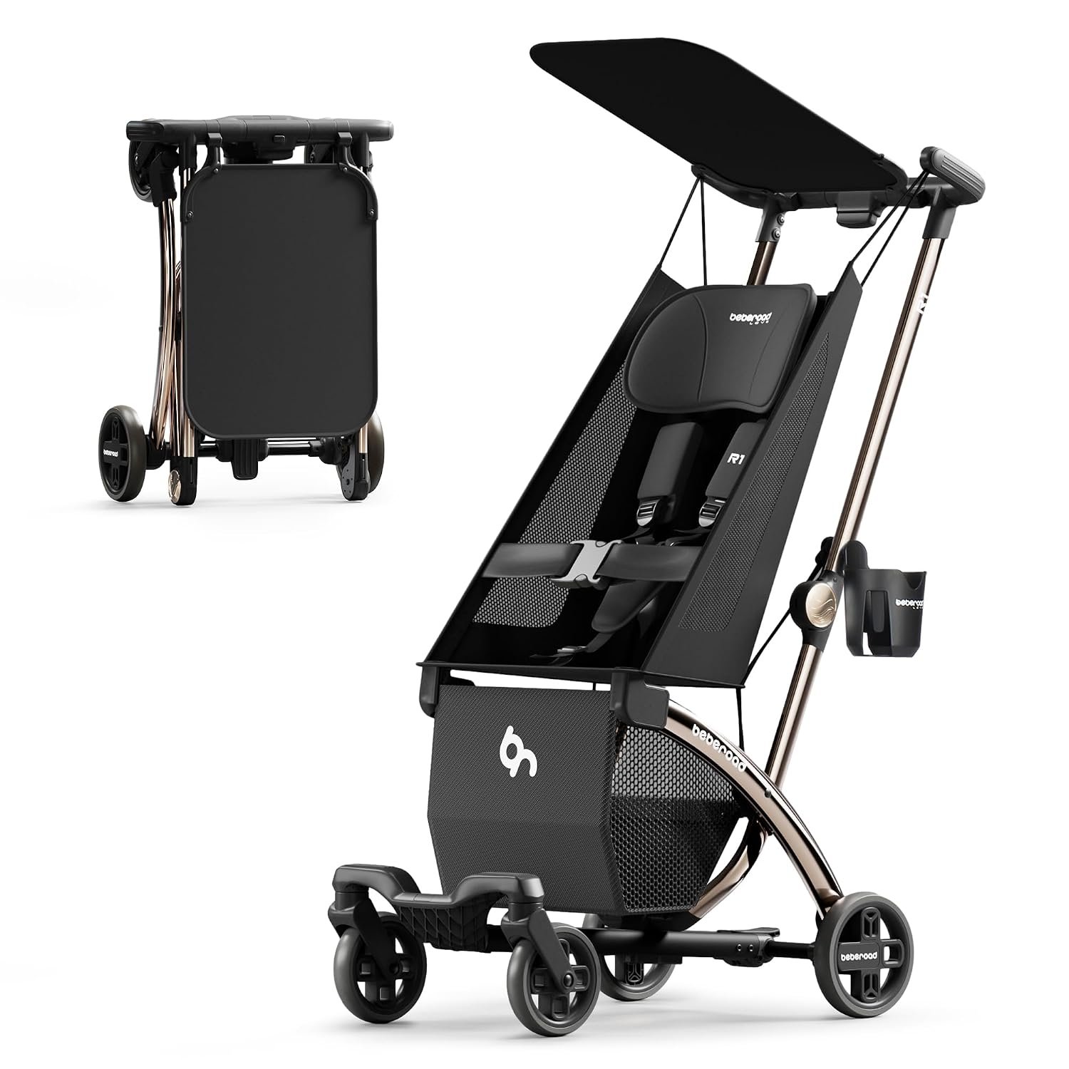 Beberoad Love R1 Auto-Fold Ultra Lightweight Travel Stroller for Airplane