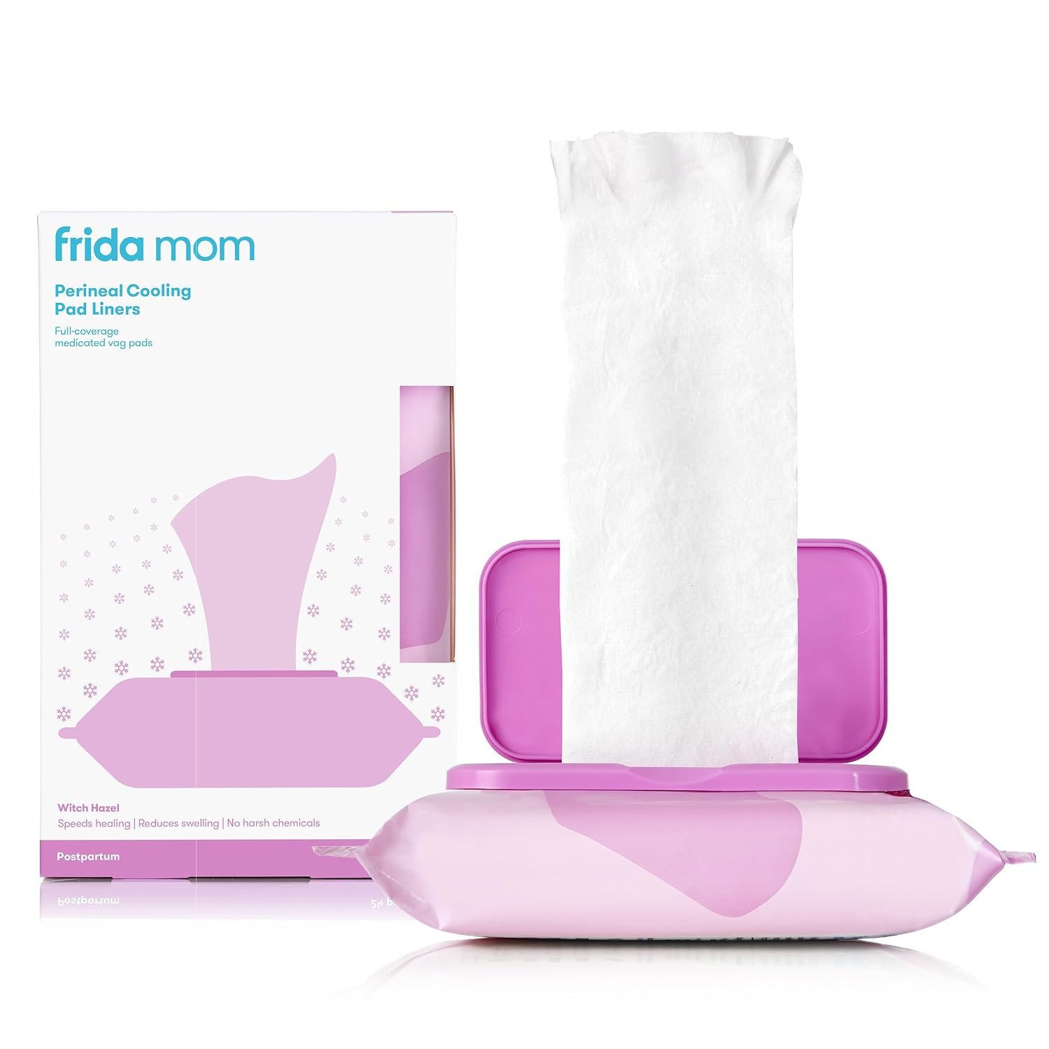 Frida Mom Perineal Medicated Witch Hazel Cooling Pad Liners for Postpartum
