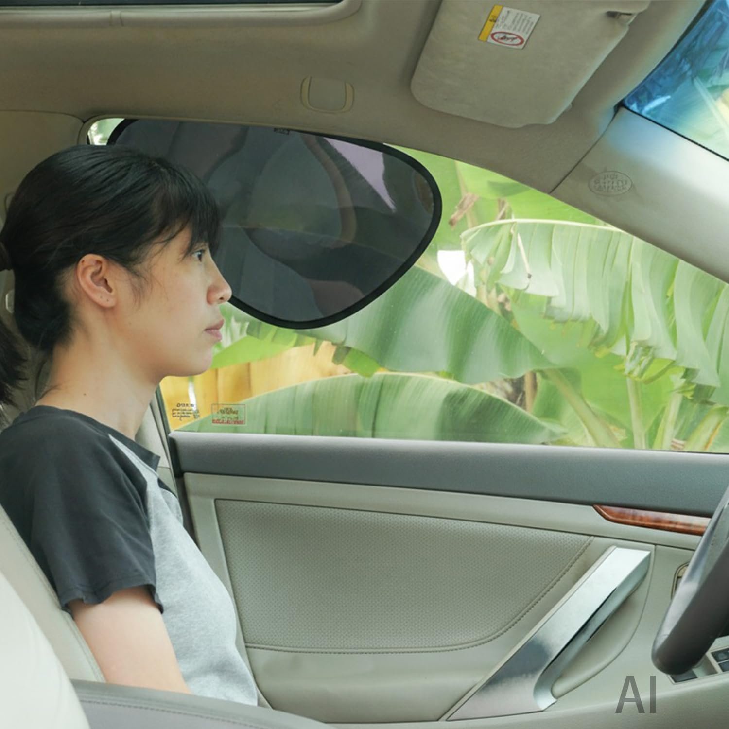 TFY Anti-Glare Sun Visor Extender Sunshade UV Blocker 2 pcs