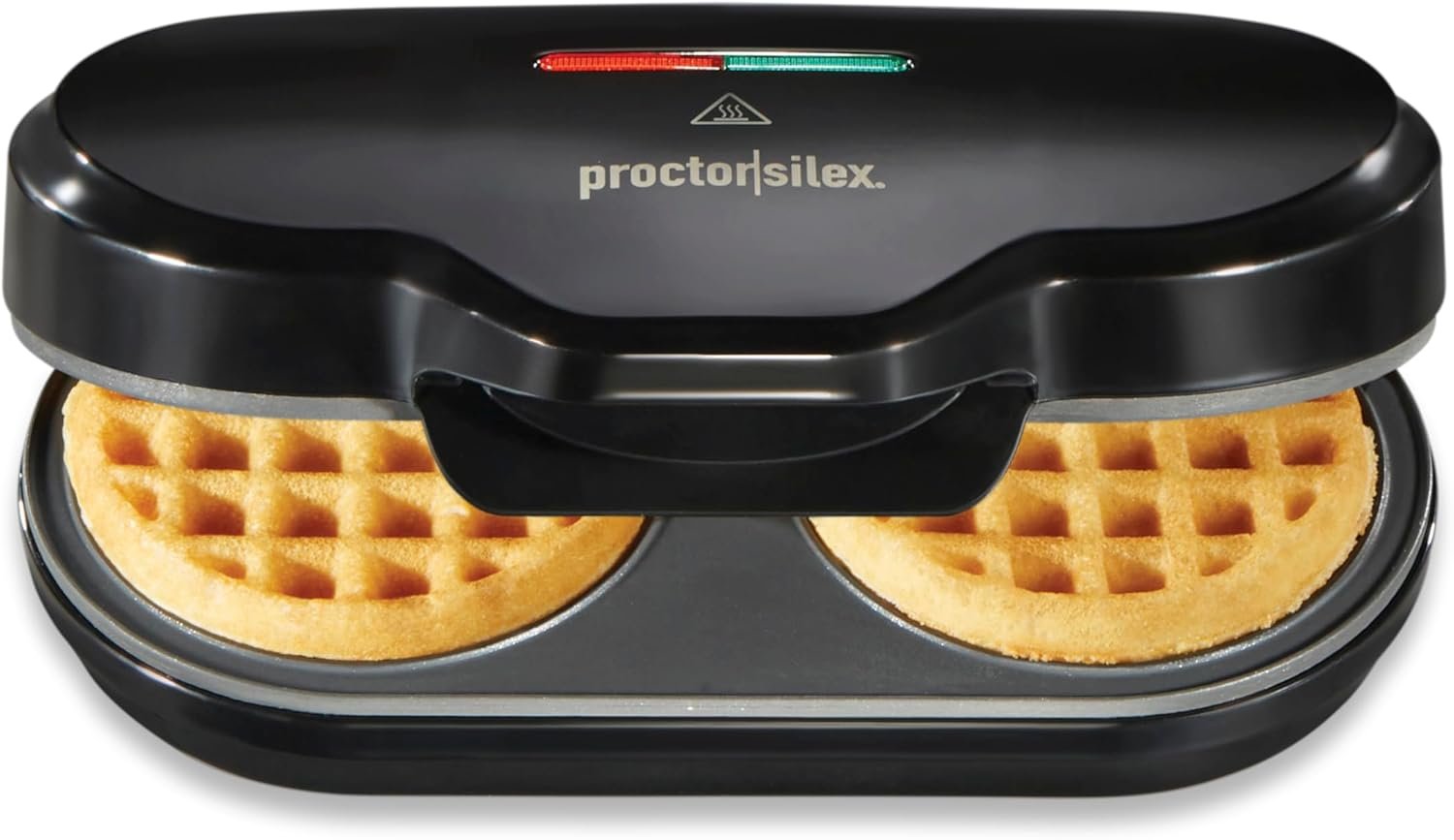 Proctor Silex Double Mini Waffle Maker With 4” Round Non-Stick Grids