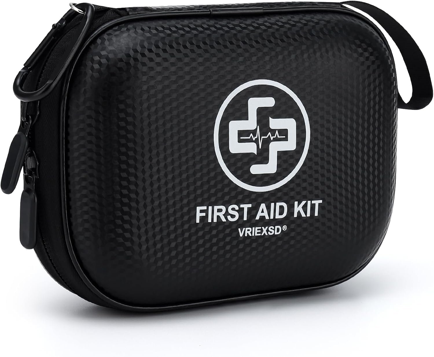 Mini First Aid Kit – 150 Piece Small Waterproof EVA Hard Shell Case