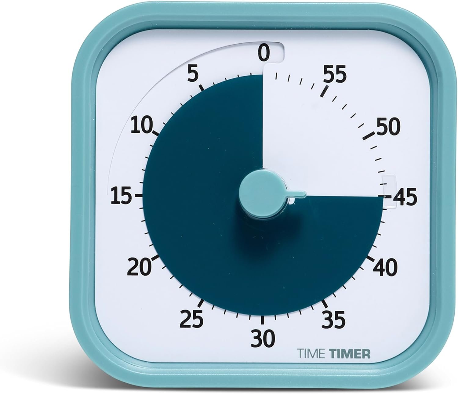 TIME TIMER Home MOD – 60-Minute Visual Timer Home Edition, Silent Operation Study Tool for Kids Desk, Homeschool Supplies, Office & Meetings (Lake Day Blue)