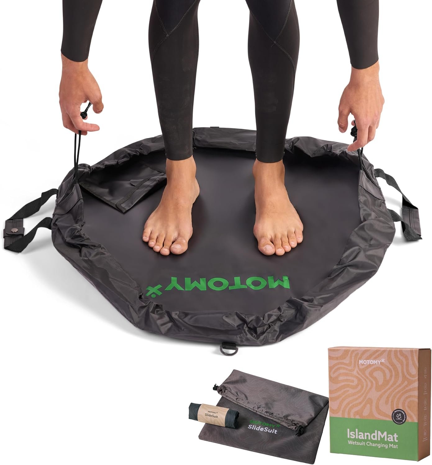 IslandMat Wetsuit Changing Mat, Waterproof 2-in-1 Surf Bag, Heavy-Duty
